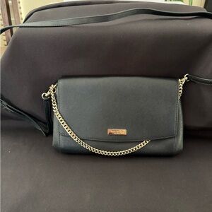 Kate Spade Black Crossbody Bag with Chain Strap